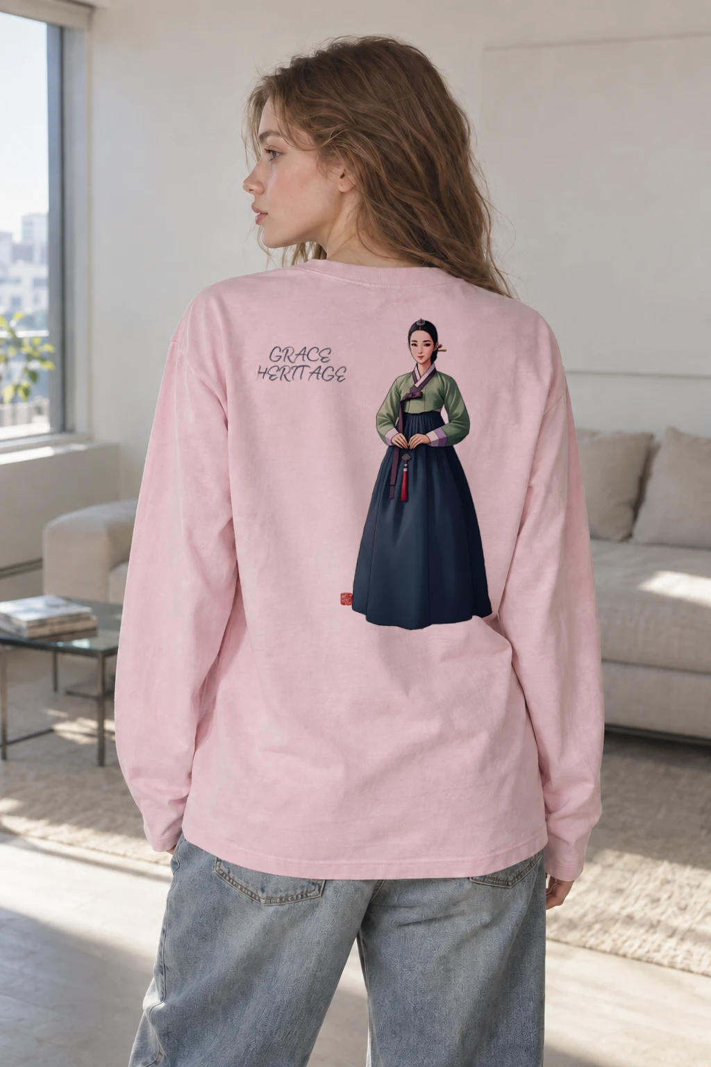 "Grace Heritage" Unisex Longsleeve T-shirt | Gildan 2400