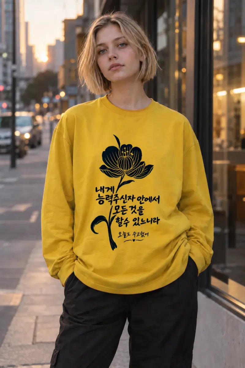 "Grace In Bloom" Unisex Longsleeve T-shirt | Gildan 2400