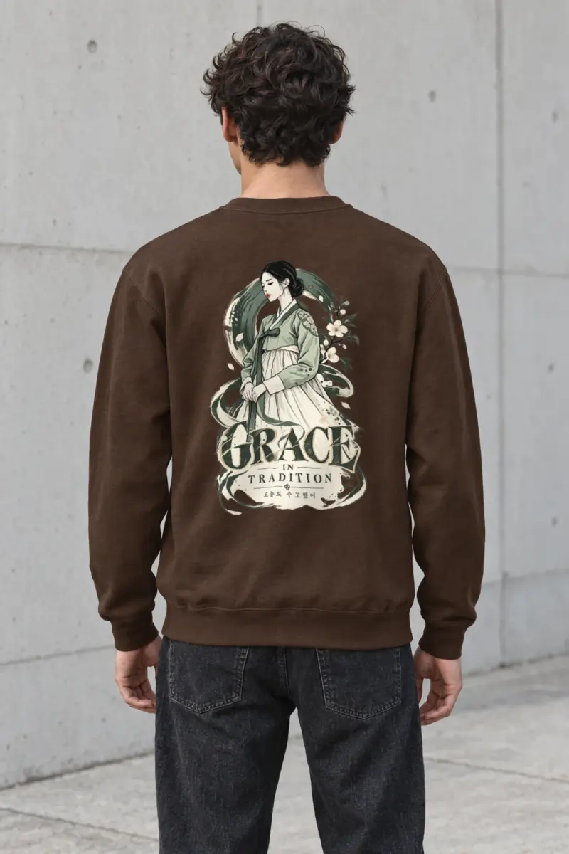 "Grace In Tradition" Heavy Blend Unisex Crewneck Sweatshirt | Gildan 18000