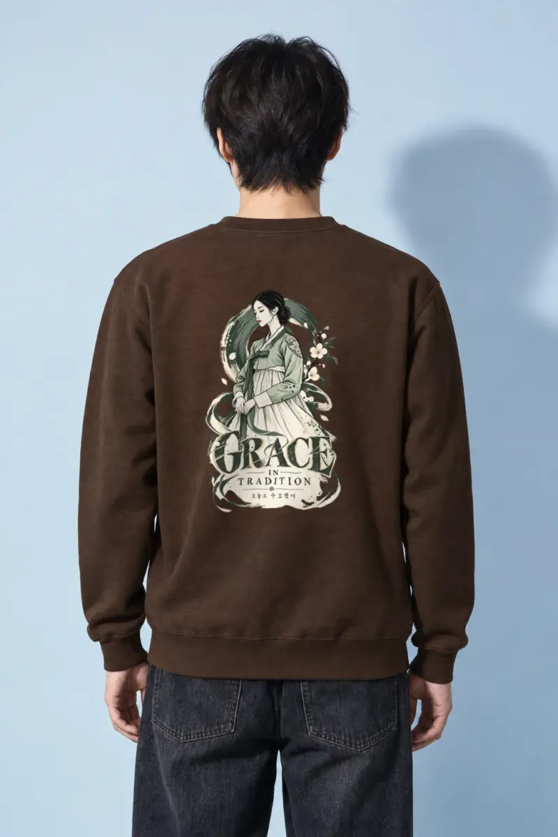 "Grace In Tradition" Heavy Blend Unisex Crewneck Sweatshirt