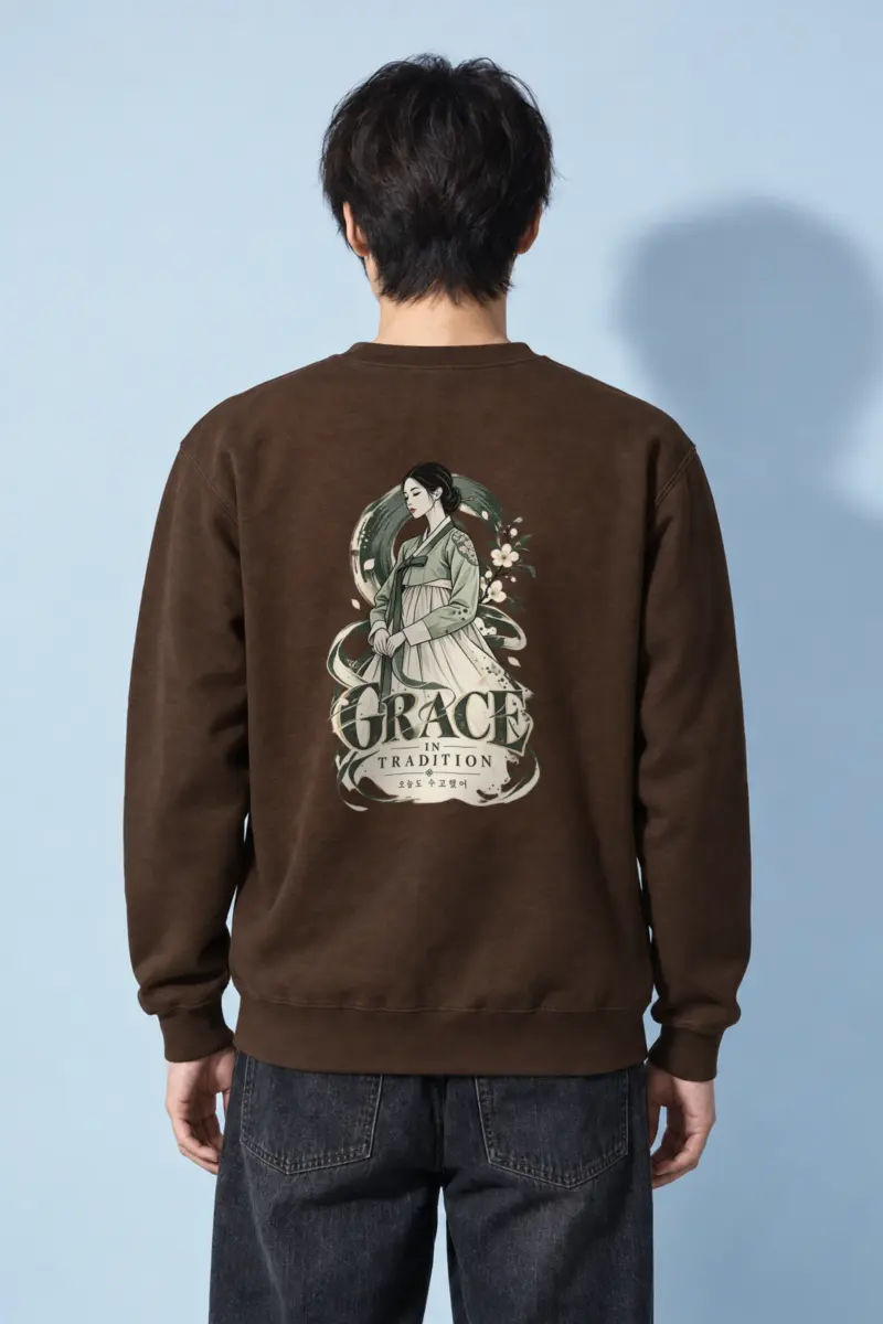 "Grace In Tradition" Heavy Blend Unisex Crewneck Sweatshirt