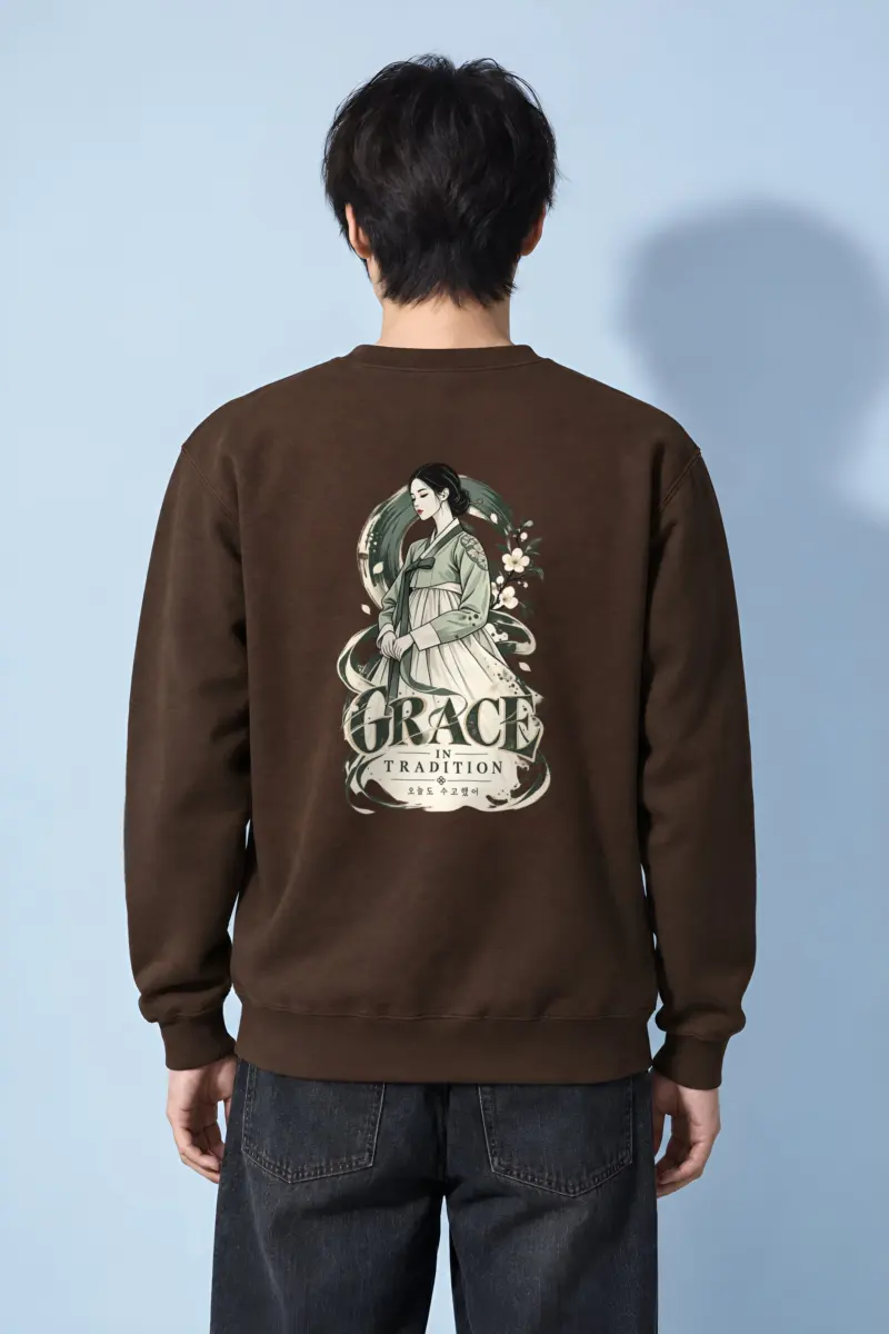 "Grace In Tradition" Heavy Blend Unisex Crewneck Sweatshirt