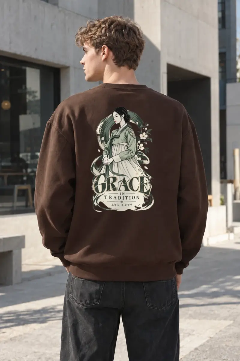"Grace In Tradition" Heavy Blend Unisex Crewneck Sweatshirt | Gildan 18000
