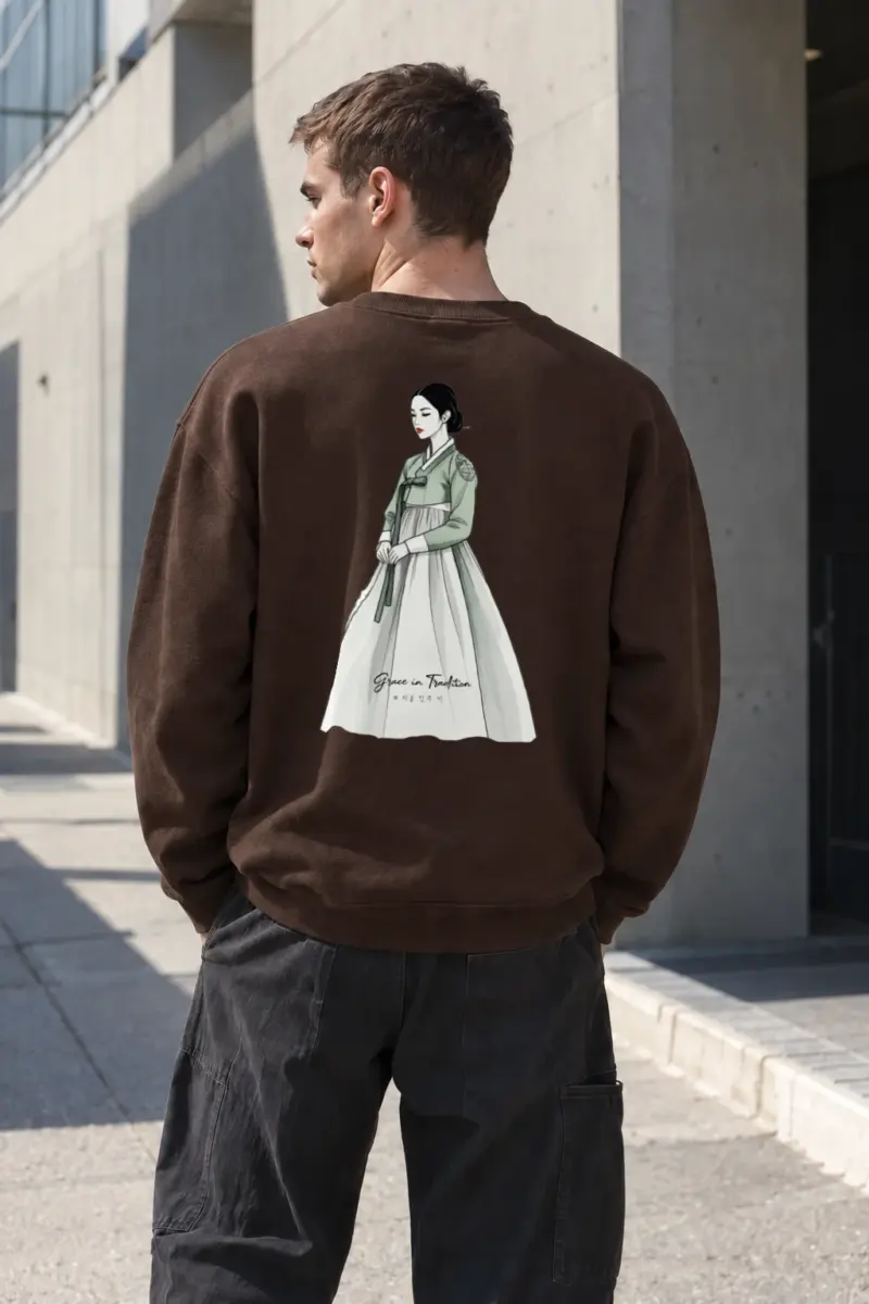 “Grace In Tradition” Heavy Blend Unisex Crewneck Sweatshirt | Gildan 18000