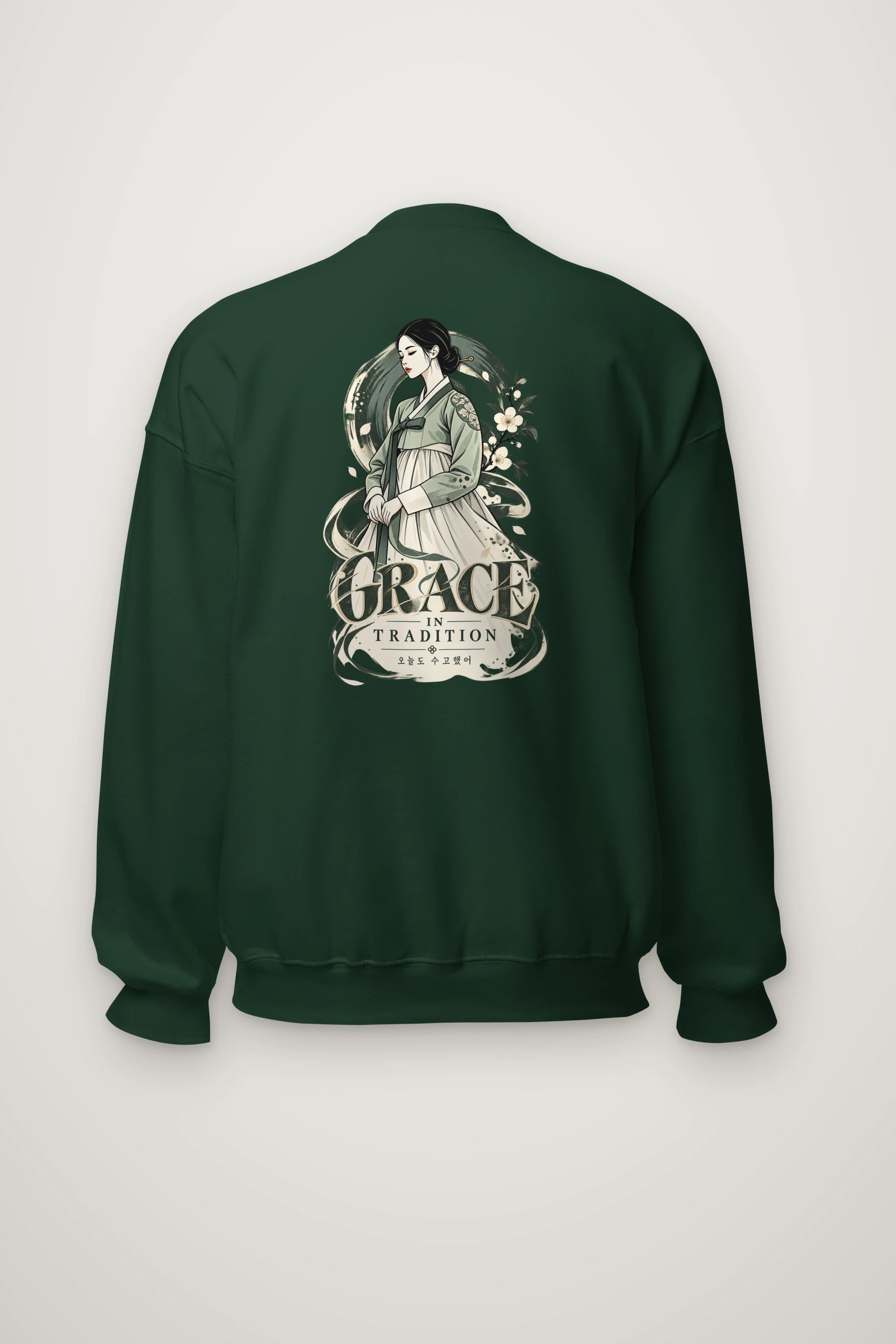 "Grace In Tradition" Heavy Blend Unisex Crewneck Sweatshirt