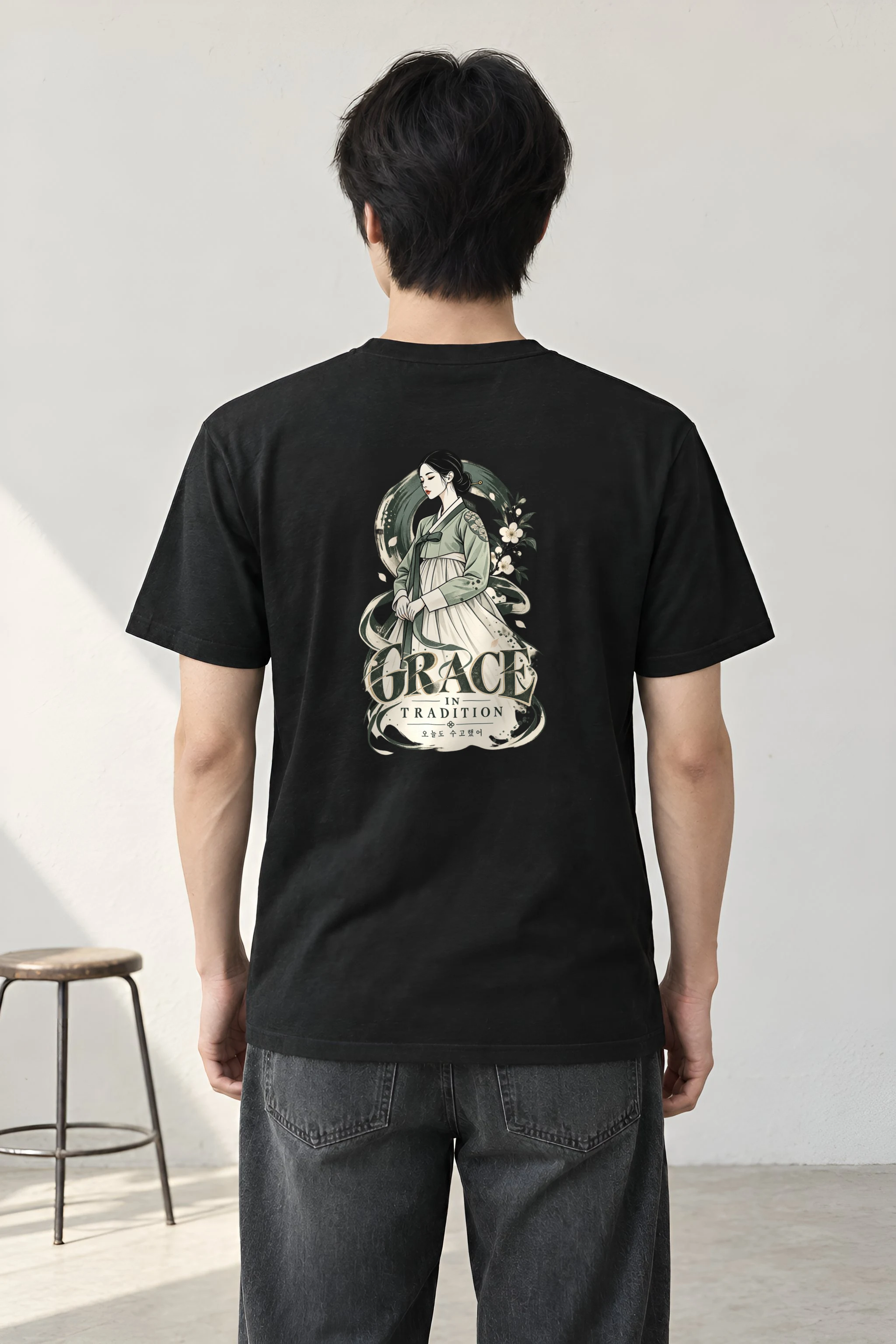 "Grace In Tradition" Heavyweight Unisex Crewneck T-shirt