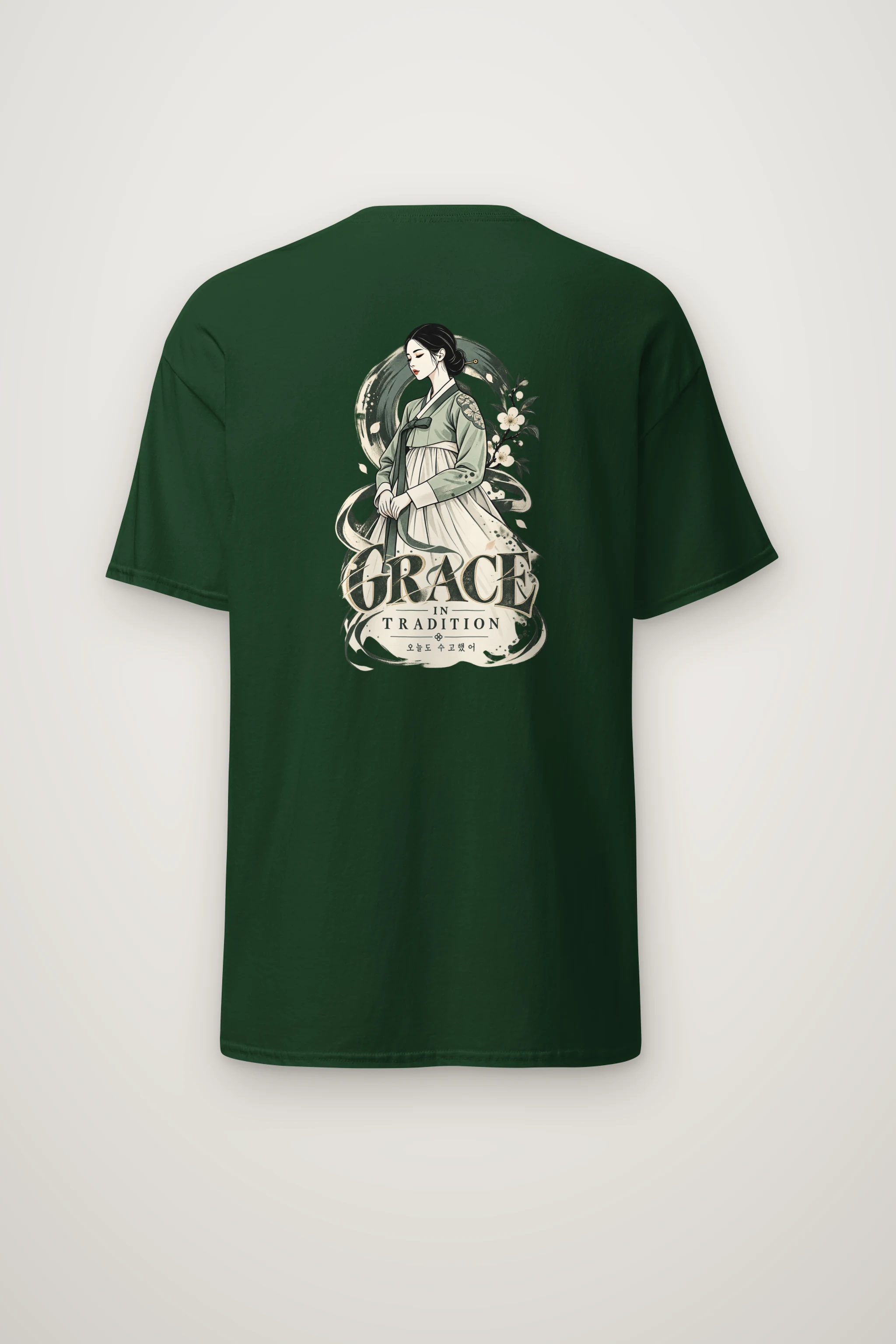 "Grace In Tradition" Heavyweight Unisex Crewneck T-shirt