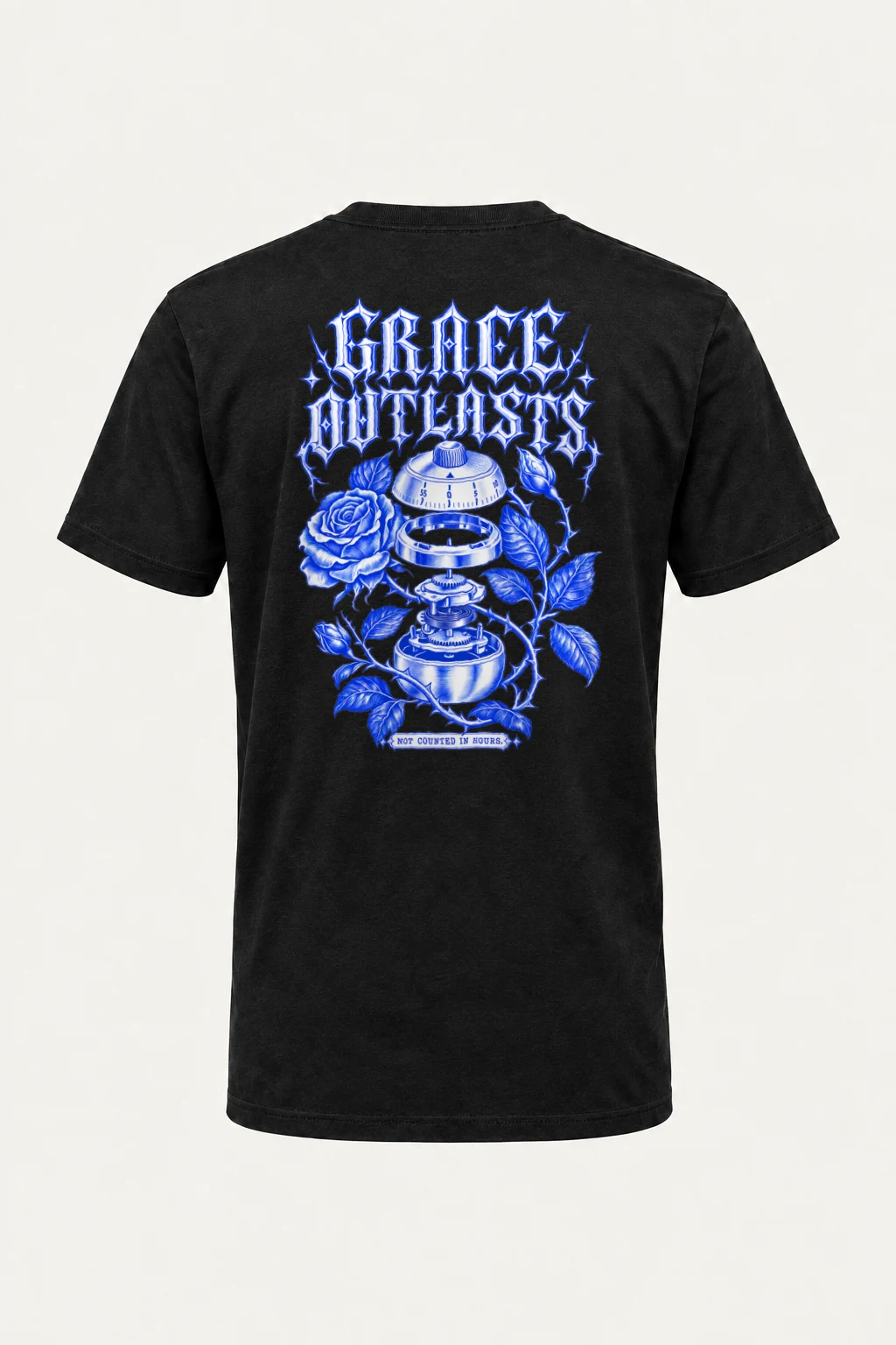 "Grace Outlasts" Heavyweight Unisex Crewneck T-shirt | Gildan 5000