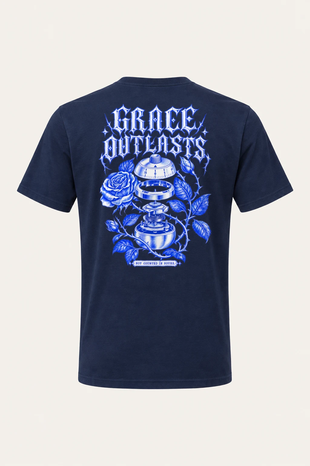 "Grace Outlasts" Heavyweight Unisex Crewneck T-shirt | Gildan 5000