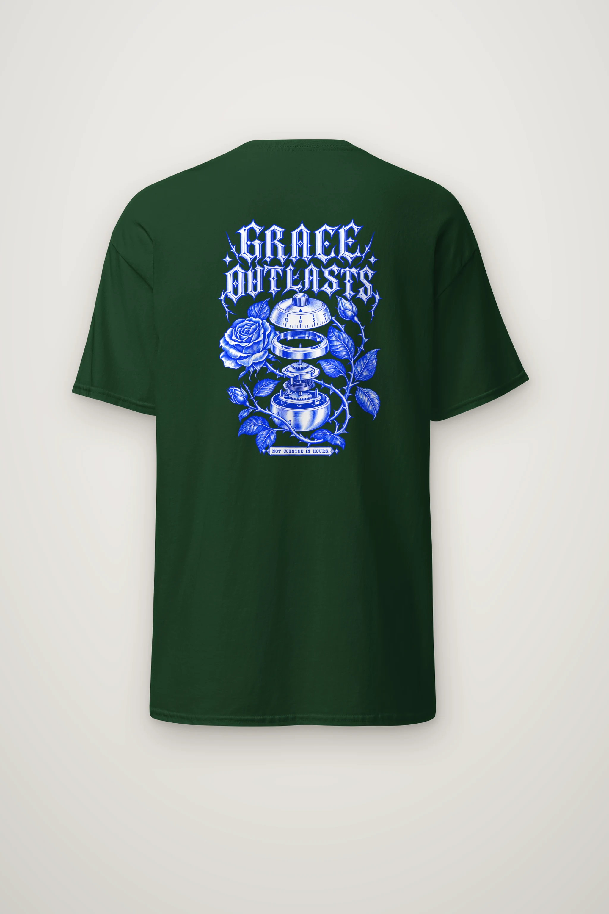 "Grace Outlasts" Heavyweight Unisex Crewneck T-shirt