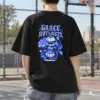"Grace Outlasts" Unisex Oversized Heavyweight Crewneck T-Shirt