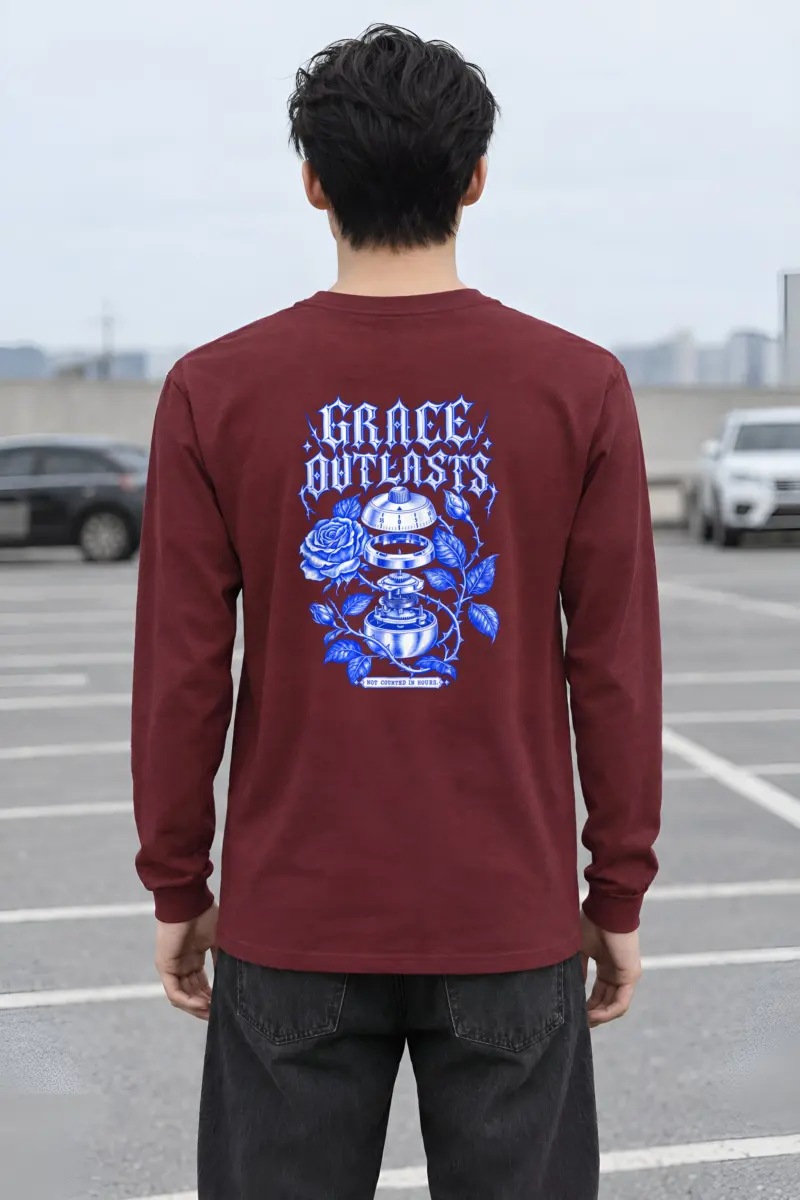 "Grace Outlasts" Unisex Longsleeve T-shirt