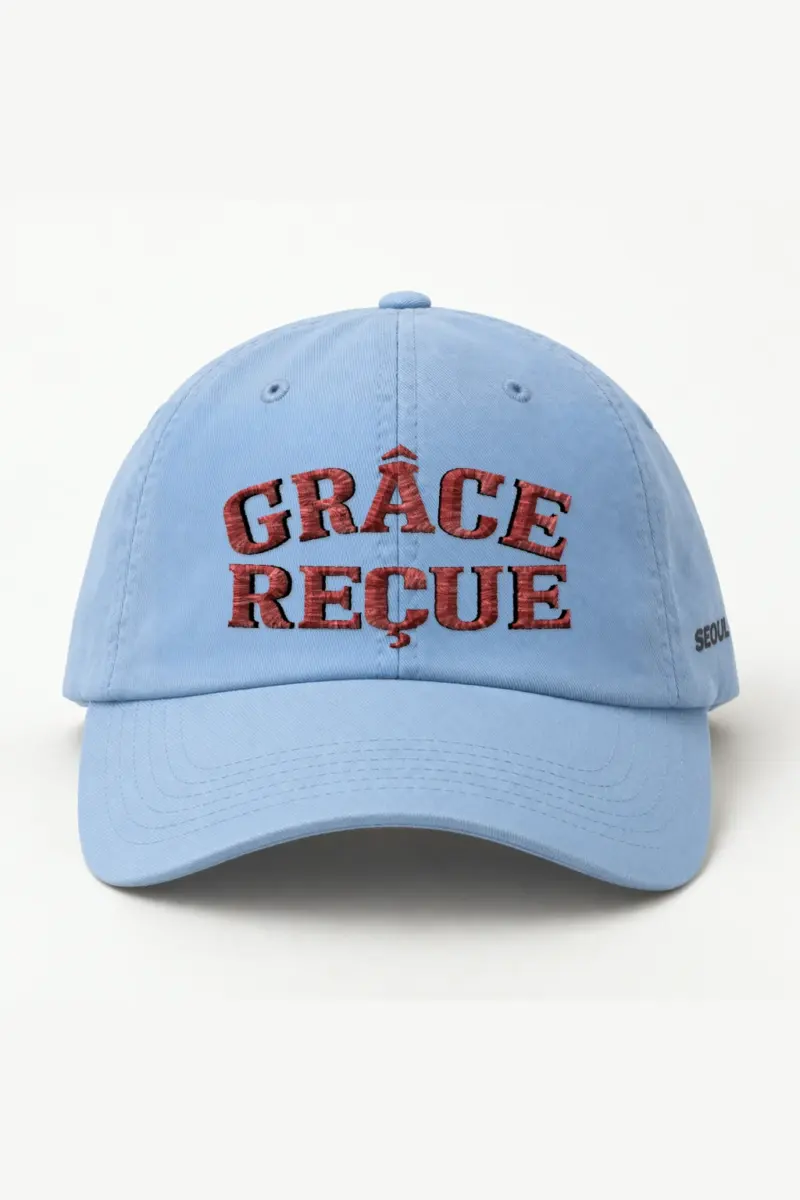 "Grâce Reçue" Classic Dad Hat · Embroidered