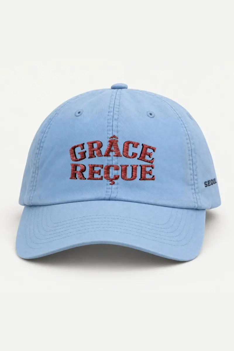 "Grâce Reçue" Classic Dad Hat · Embroidered