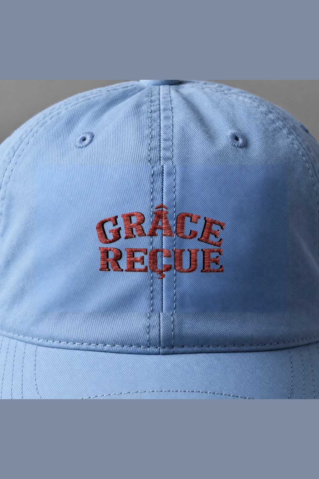 "Grâce Reçue" Classic Dad Hat · Embroidered