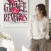 "Grace Remains" Premium Wooden Framed Poster