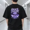 "Grace Takes Root" Men's Oversized Heavyweight Crewneck T-Shirt