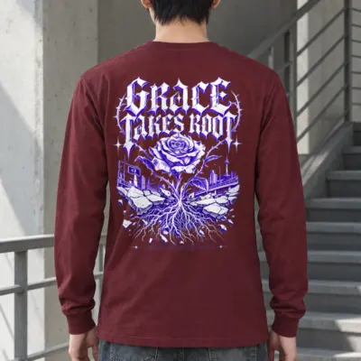 "Grace Takes Root" Unisex Longsleeve T-shirt
