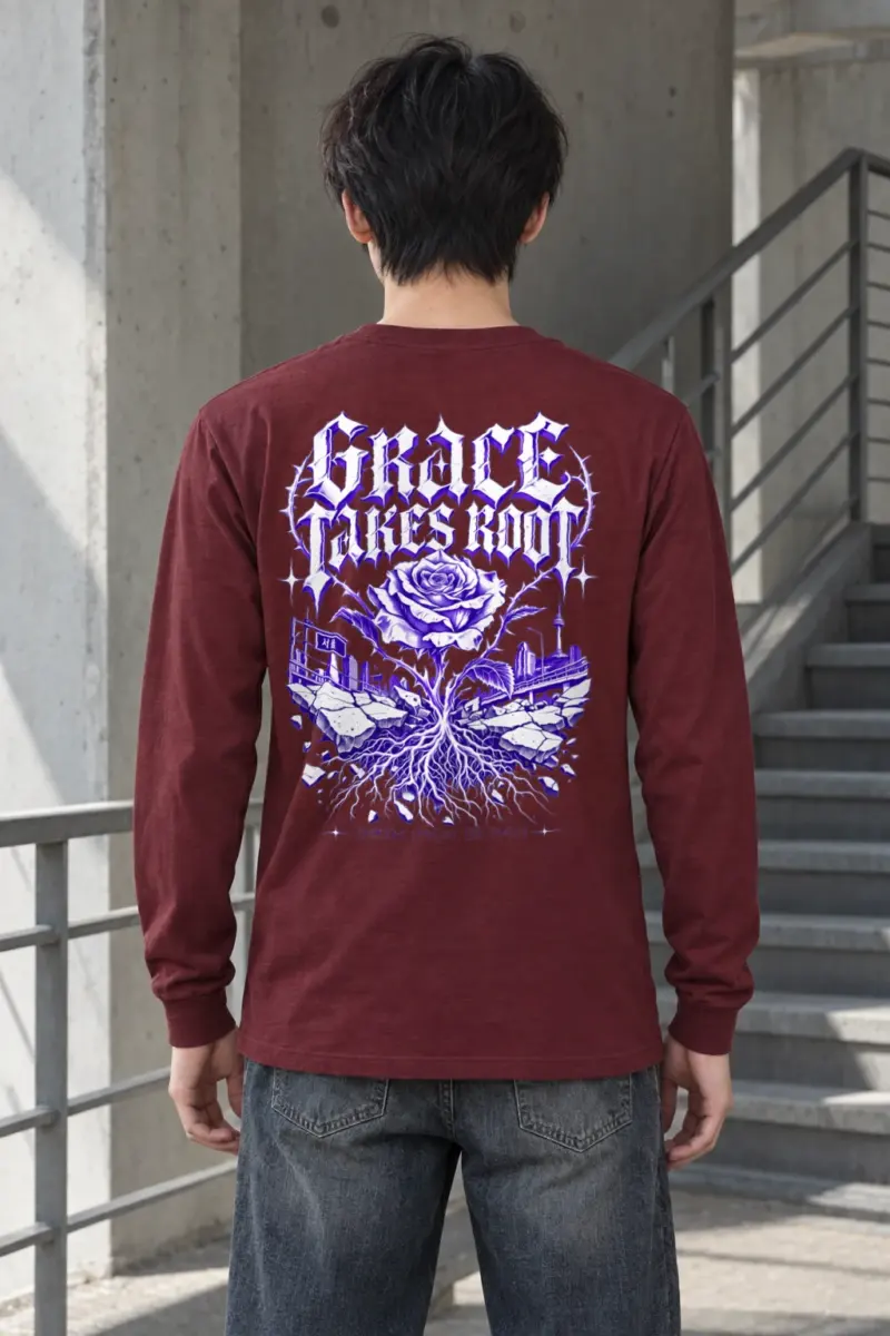"Grace Takes Root" Unisex Longsleeve T-shirt