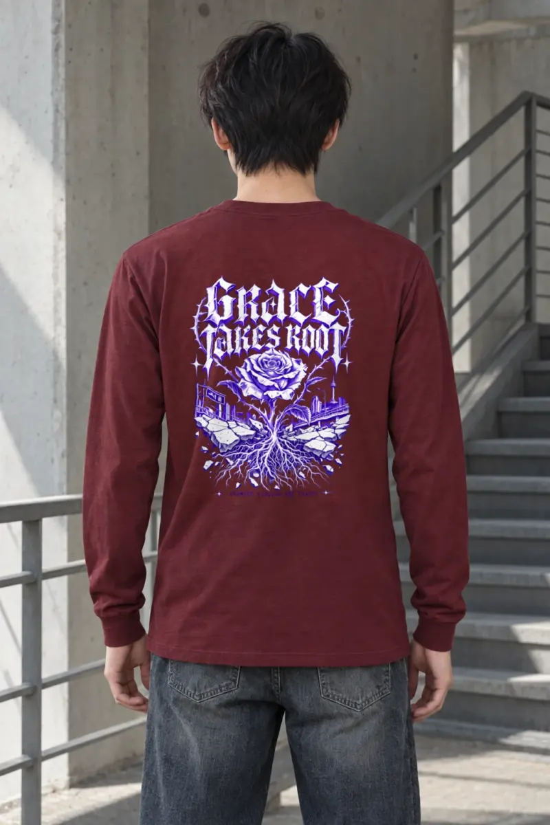"Grace Takes Root" Unisex Longsleeve T-shirt