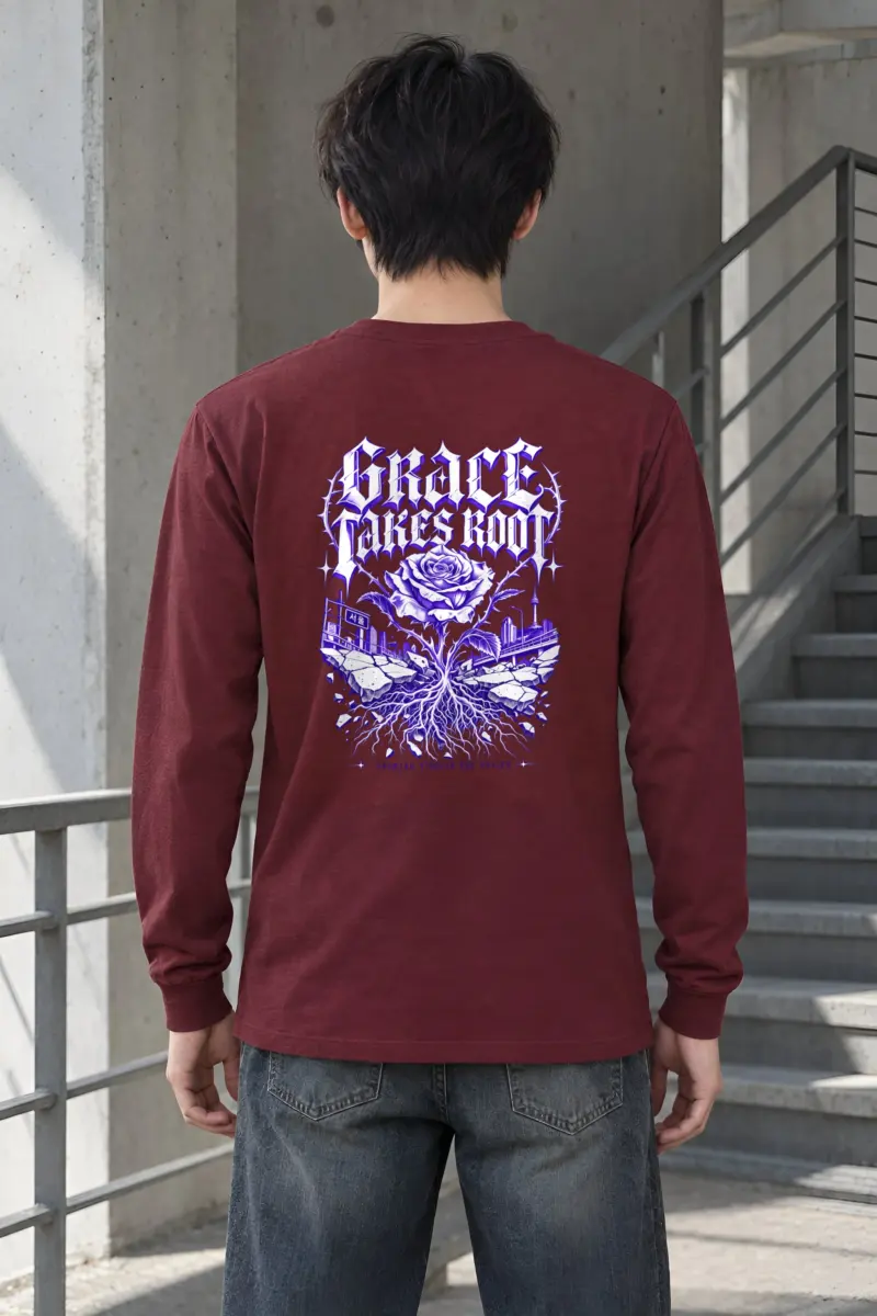 "Grace Takes Root" Unisex Longsleeve T-shirt