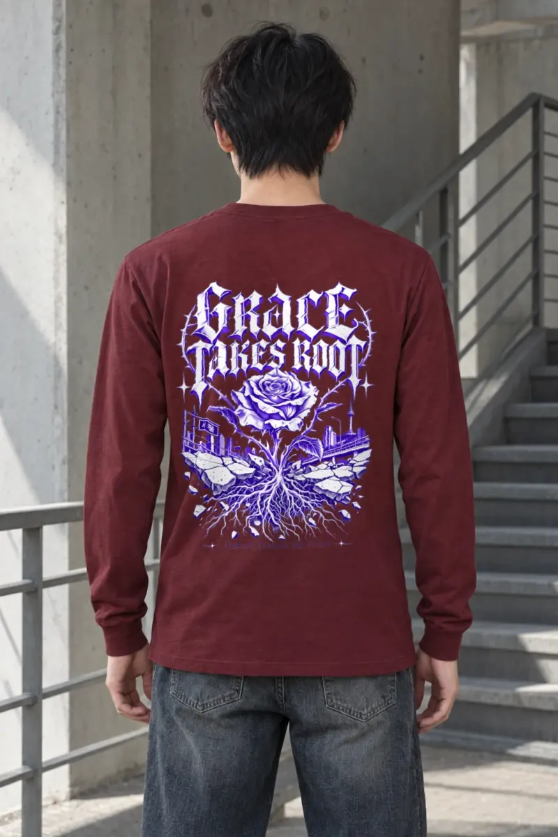 "Grace Takes Root" Unisex Longsleeve T-shirt
