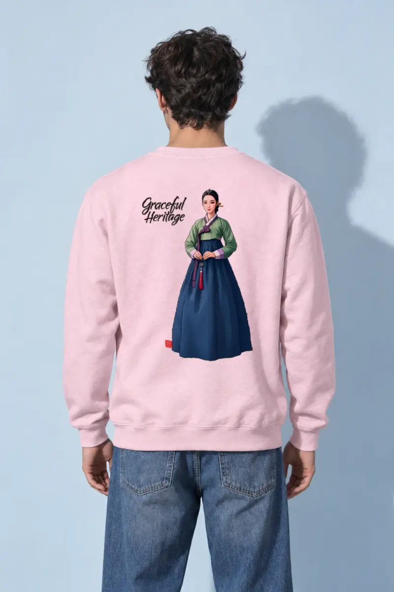 "Graceful Heritage" Heavy Blend Unisex Crewneck Sweatshirt | Gildan 18000