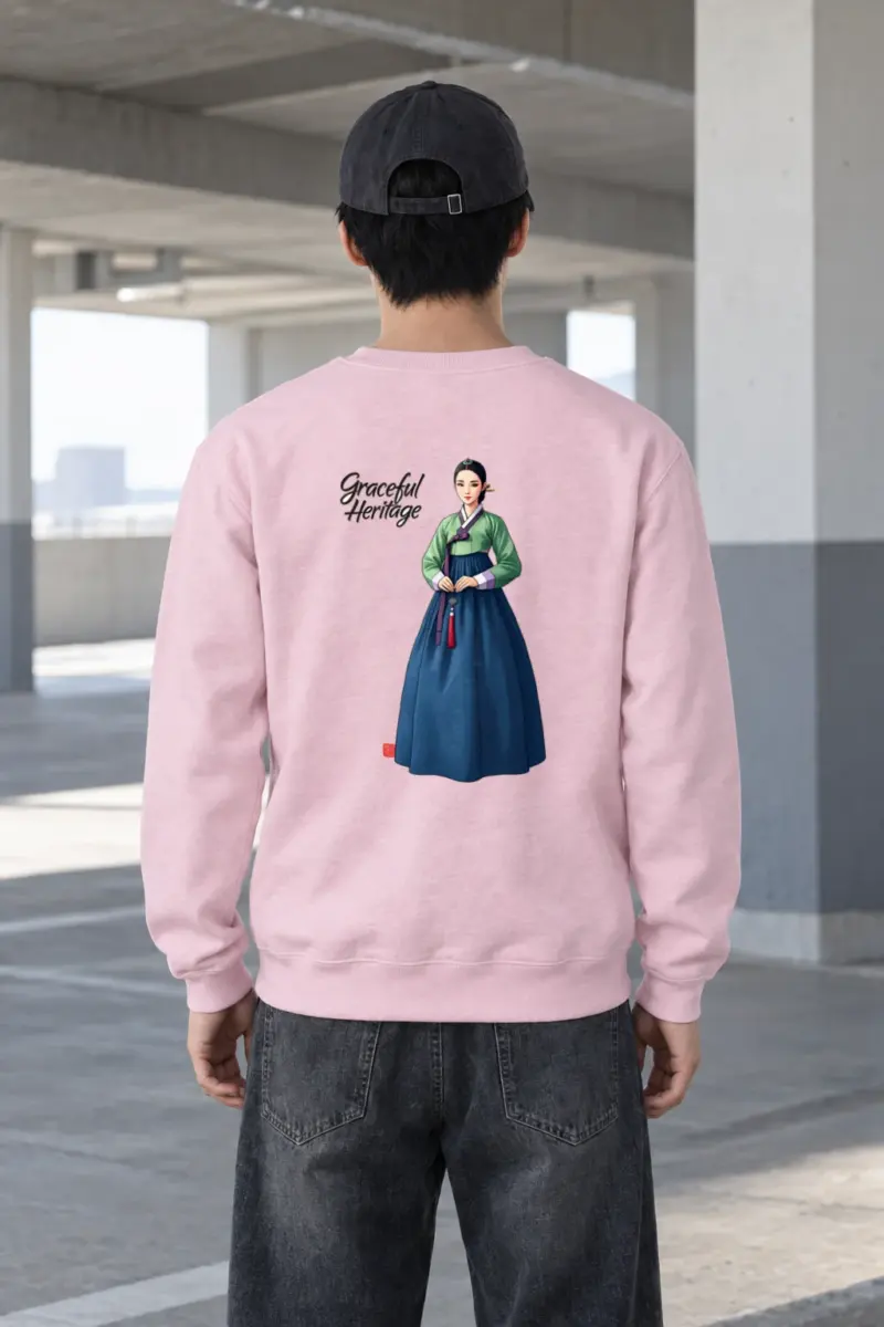 "Graceful Heritage" Heavy Blend Unisex Crewneck Sweatshirt