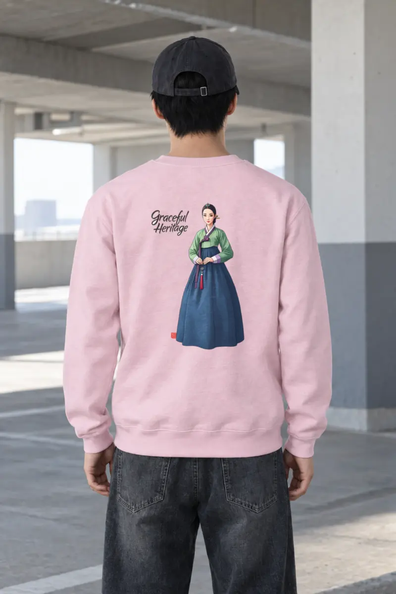 "Graceful Heritage" Heavy Blend Unisex Crewneck Sweatshirt