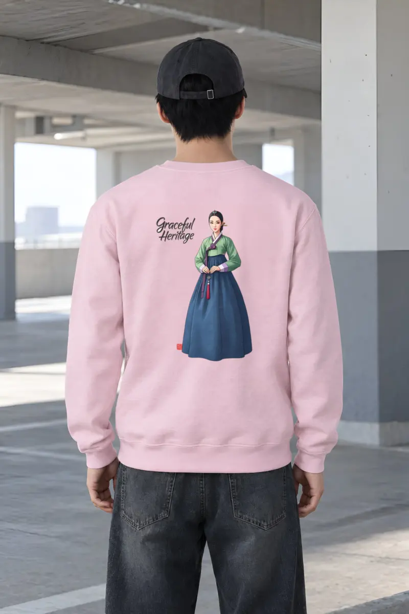 "Graceful Heritage" Heavy Blend Unisex Crewneck Sweatshirt