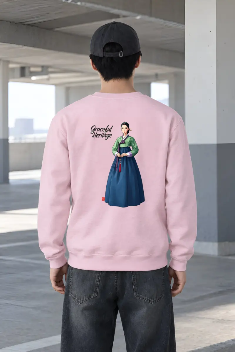 "Graceful Heritage" Heavy Blend Unisex Crewneck Sweatshirt