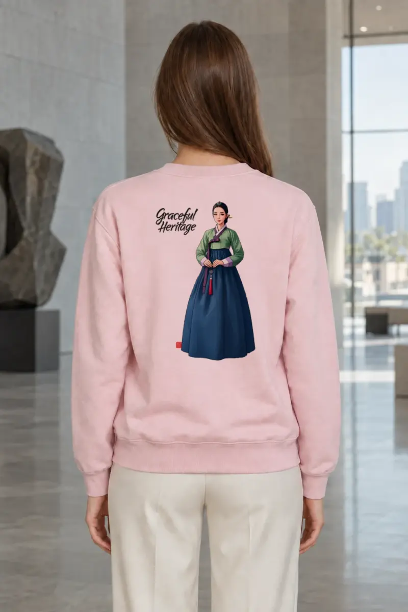 "Graceful Heritage" Heavy Blend Unisex Crewneck Sweatshirt | Gildan 18000
