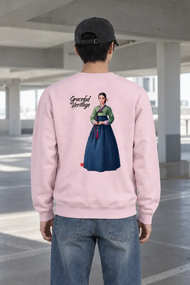"Graceful Heritage" Heavy Blend Unisex Crewneck Sweatshirt | Gildan 18000