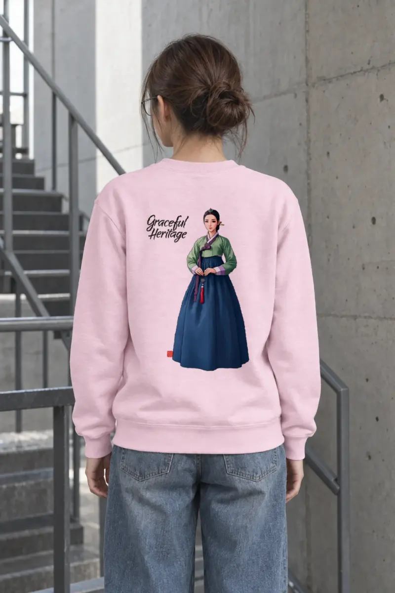 "Graceful Heritage" Heavy Blend Unisex Crewneck Sweatshirt
