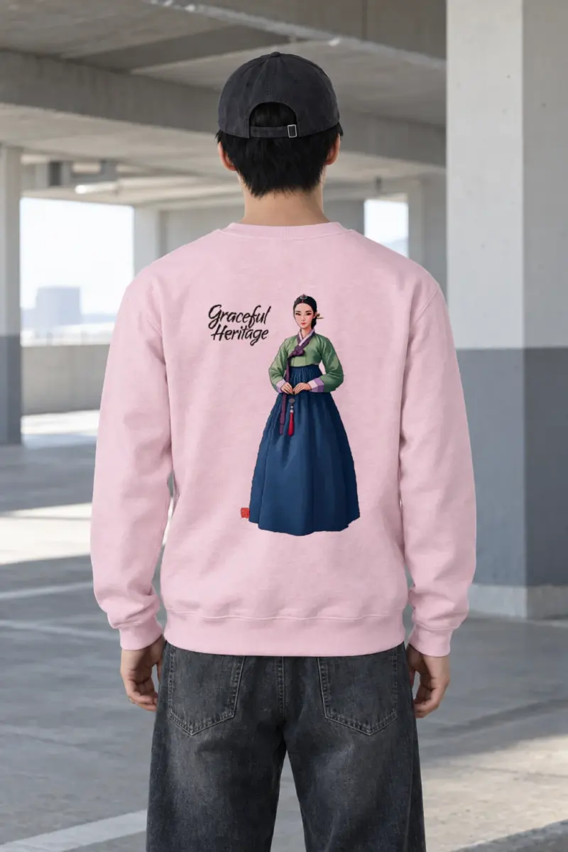 "Graceful Heritage" Heavy Blend Unisex Crewneck Sweatshirt