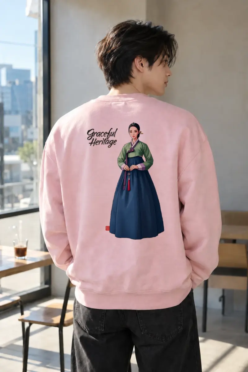 "Graceful Heritage" Heavy Blend Unisex Crewneck Sweatshirt