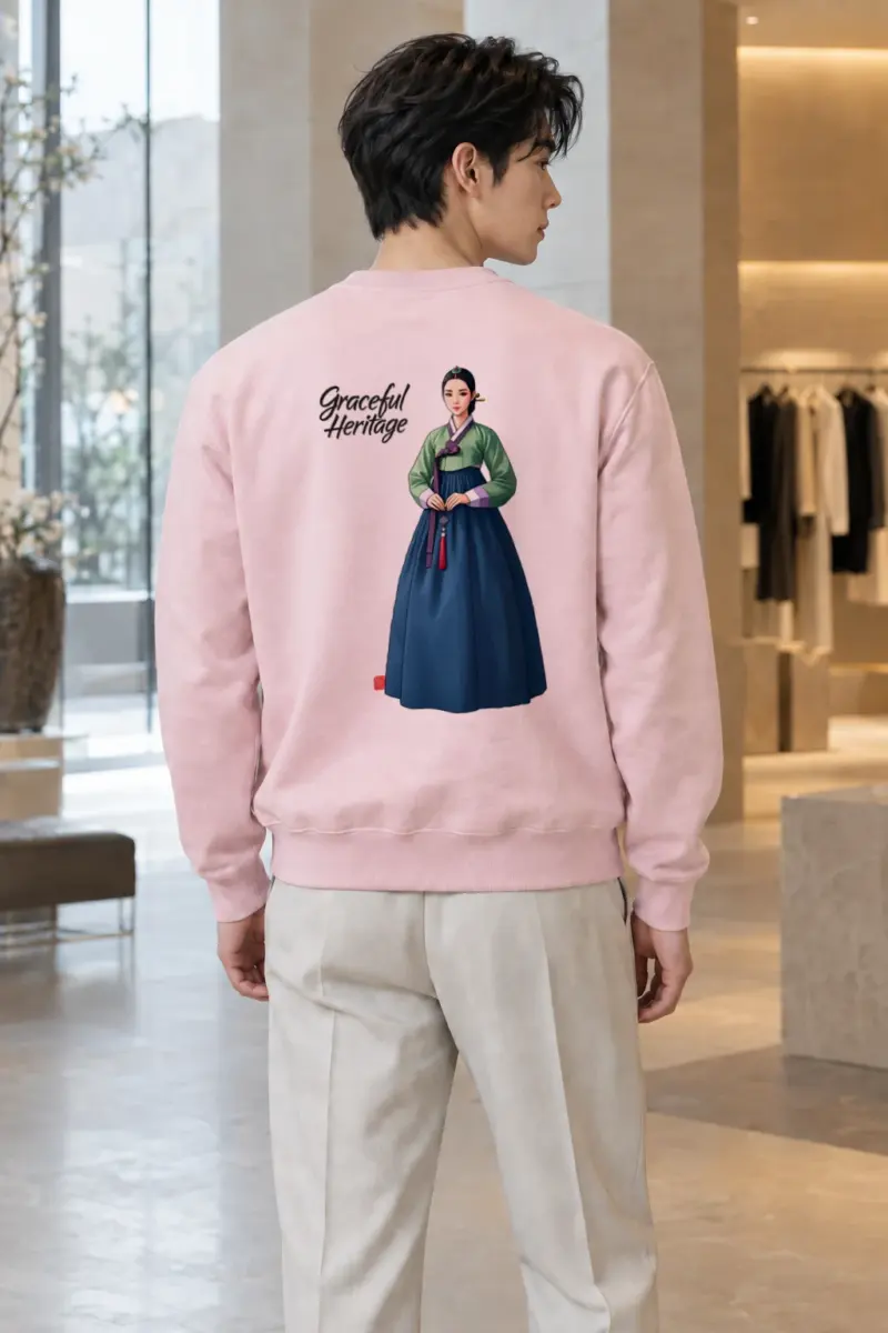 "Graceful Heritage" Heavy Blend Unisex Crewneck Sweatshirt | Gildan 18000