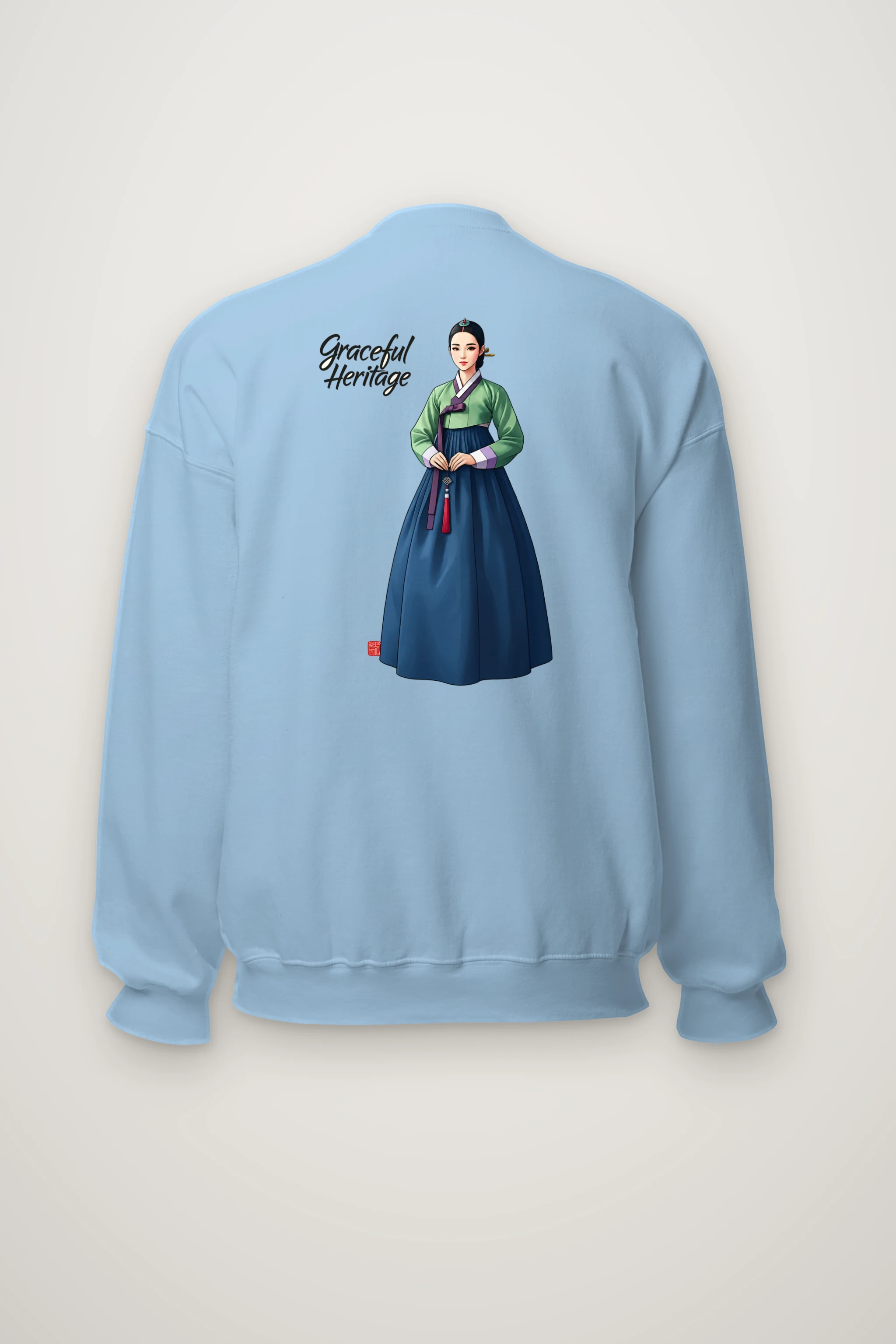 "Graceful Heritage" Heavy Blend Unisex Crewneck Sweatshirt