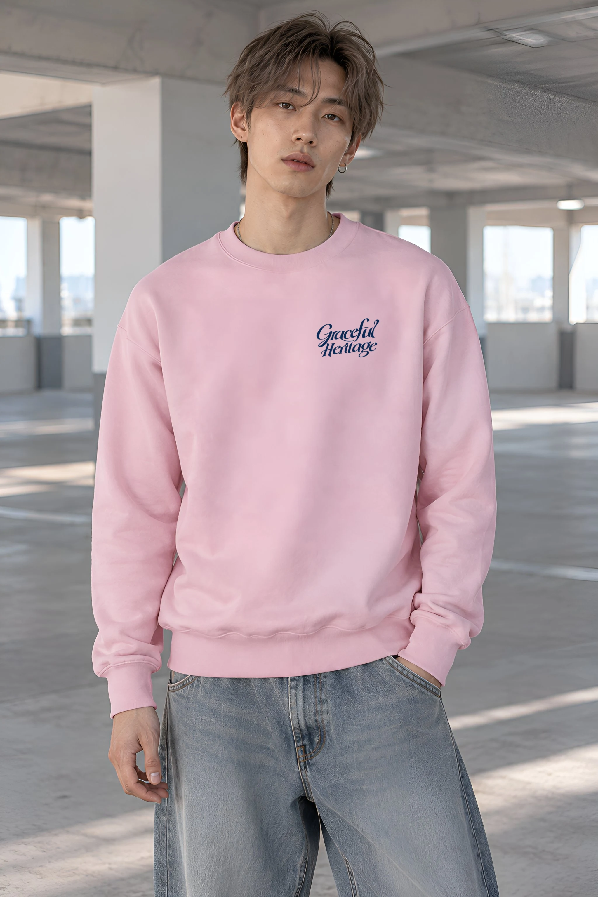"Graceful Heritage" Heavy Blend Unisex Crewneck Sweatshirt