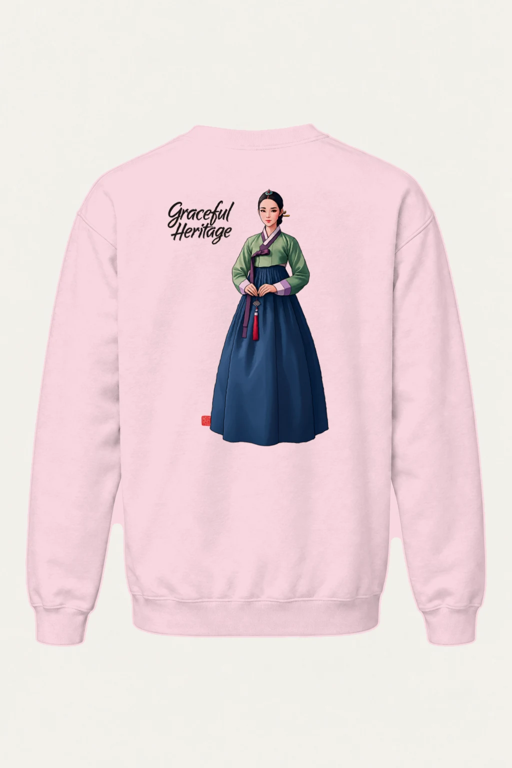 "Graceful Heritage" Heavy Blend Unisex Crewneck Sweatshirt | Gildan 18000