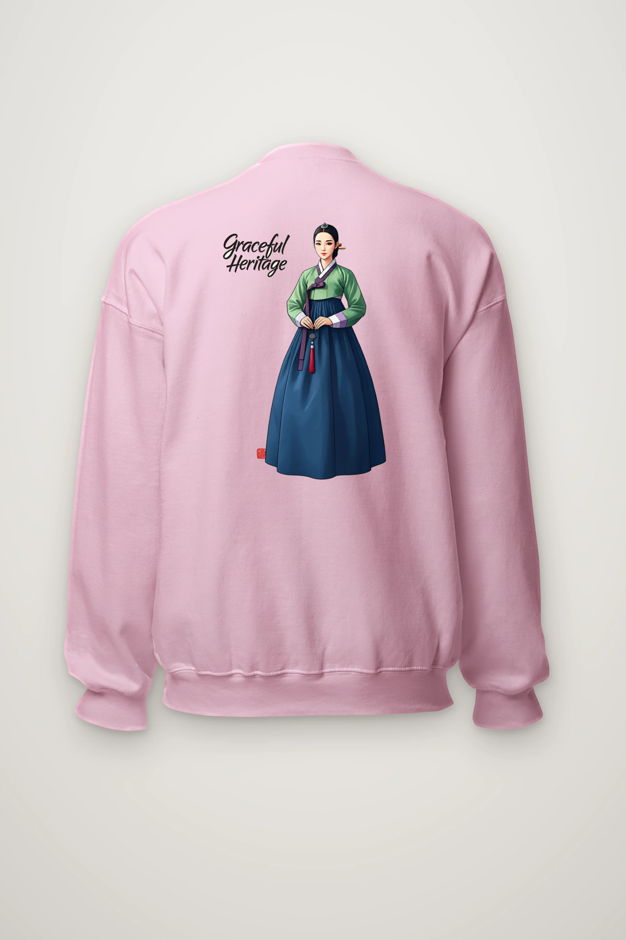 "Graceful Heritage" Heavy Blend Unisex Crewneck Sweatshirt
