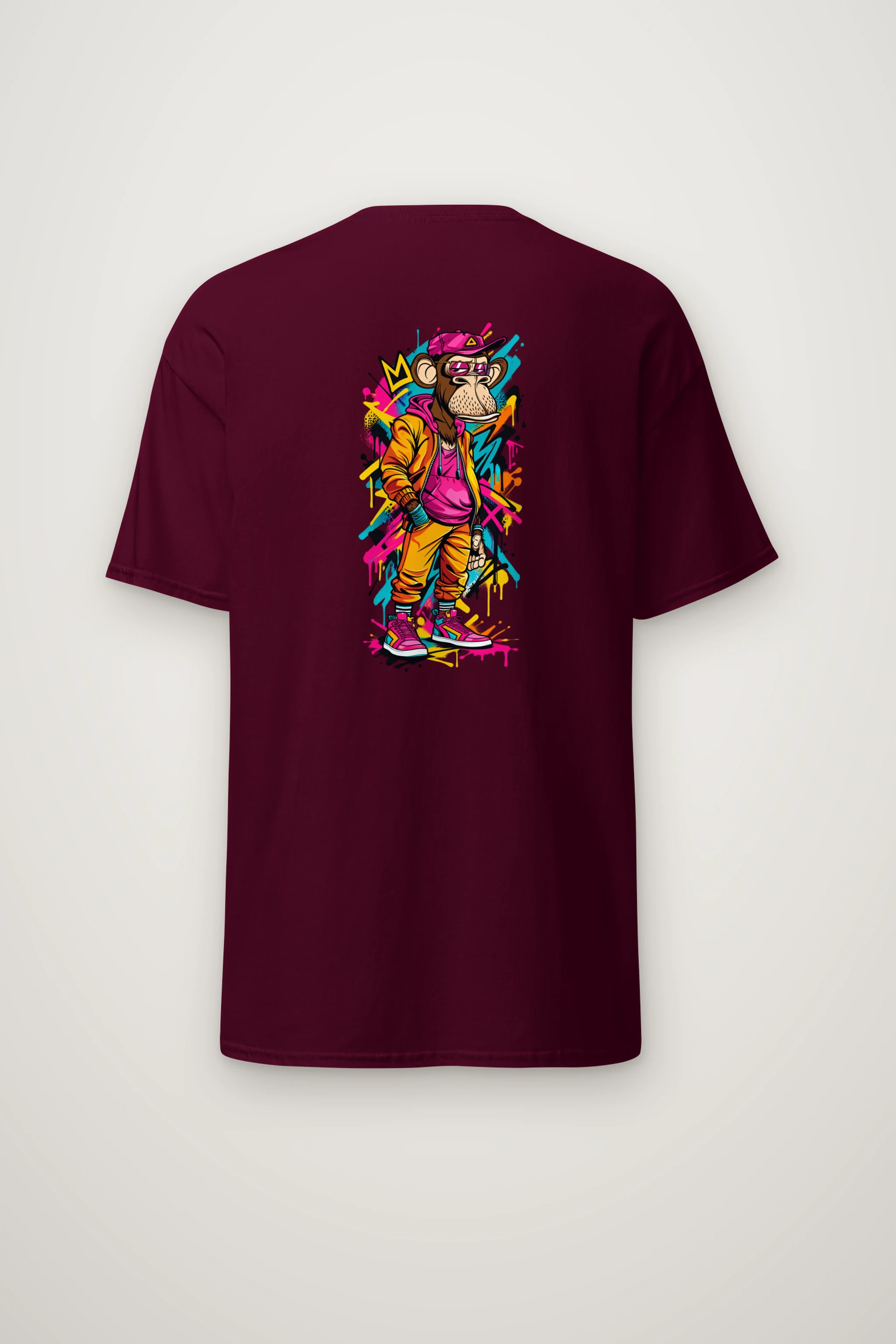 "Graffiti Ape Pose" Heavyweight Unisex Crewneck T-shirt