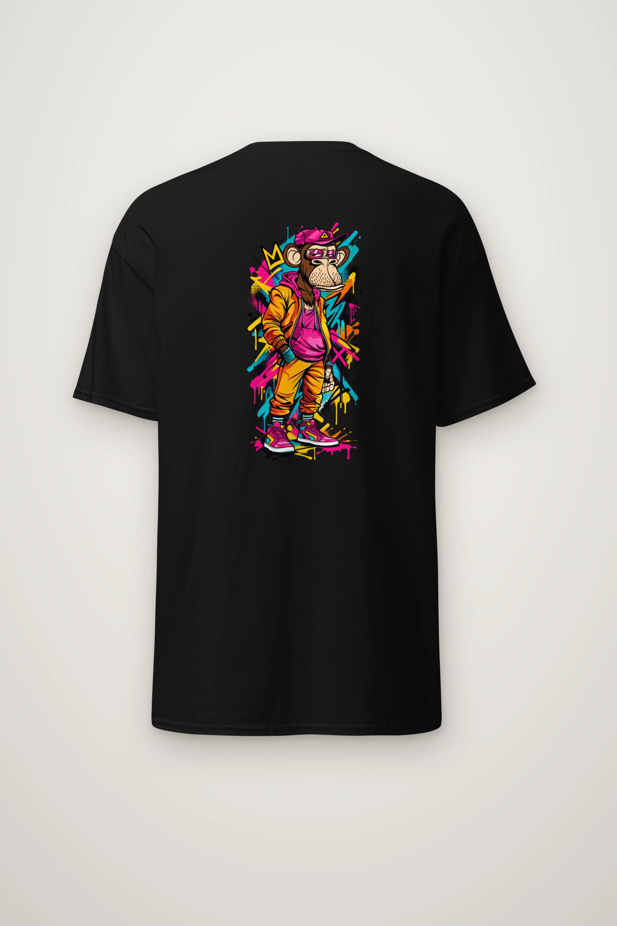 "Graffiti Ape Pose" Heavyweight Unisex Crewneck T-shirt