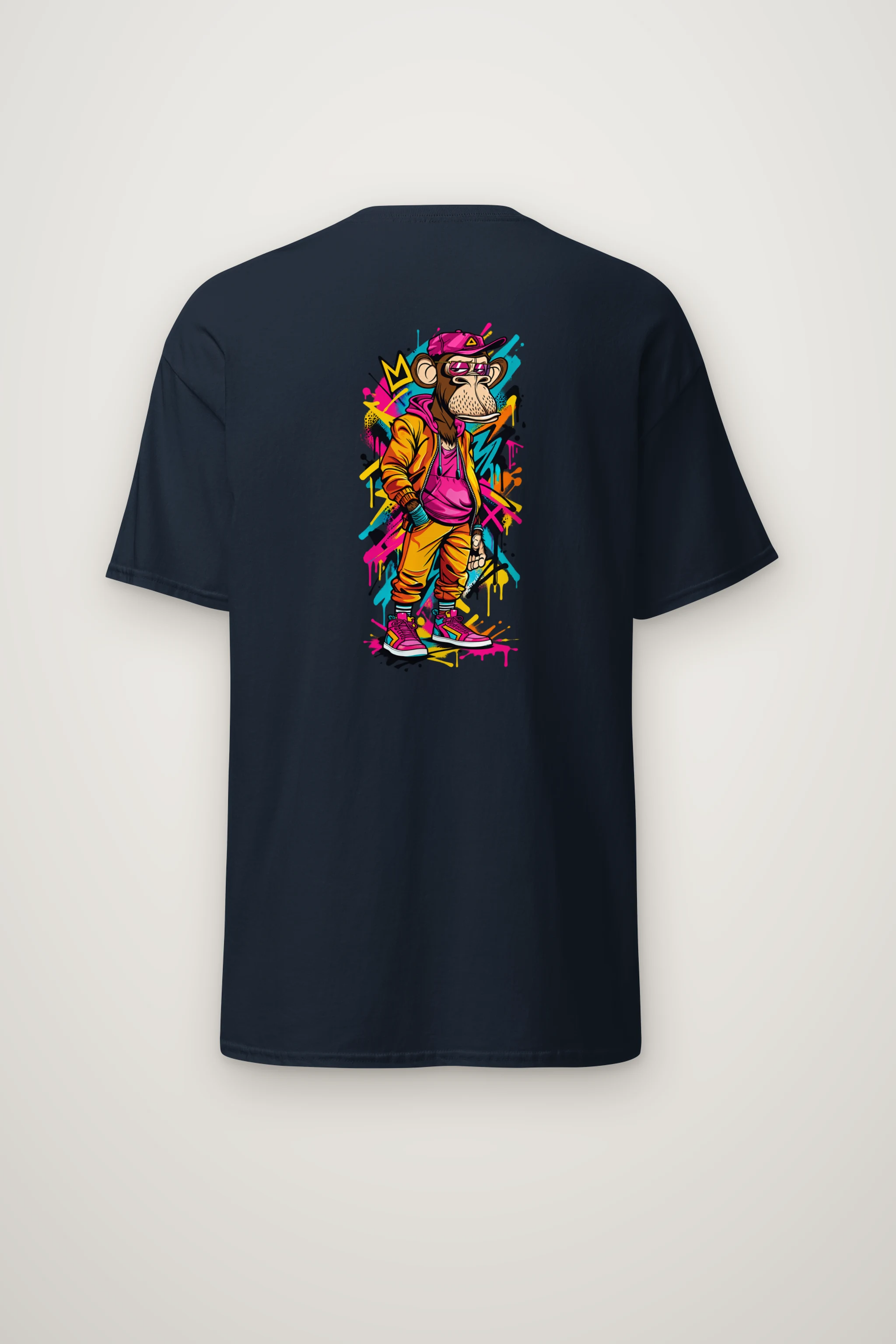 "Graffiti Ape Pose" Heavyweight Unisex Crewneck T-shirt