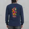 "Graffiti Ape Pose" Unisex Longsleeve T-shirt