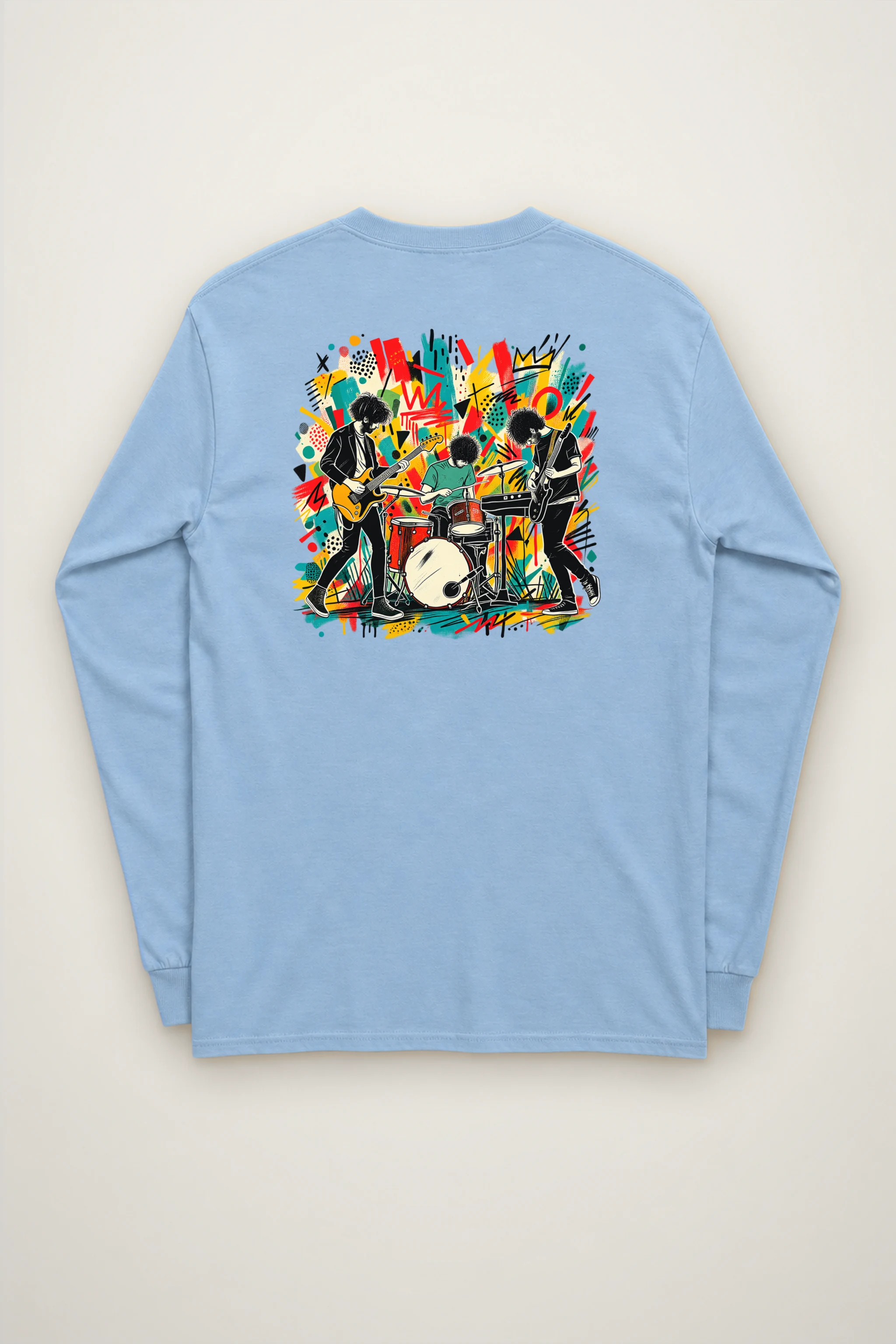 "Graffiti Band Performance" Unisex Longsleeve T-shirt