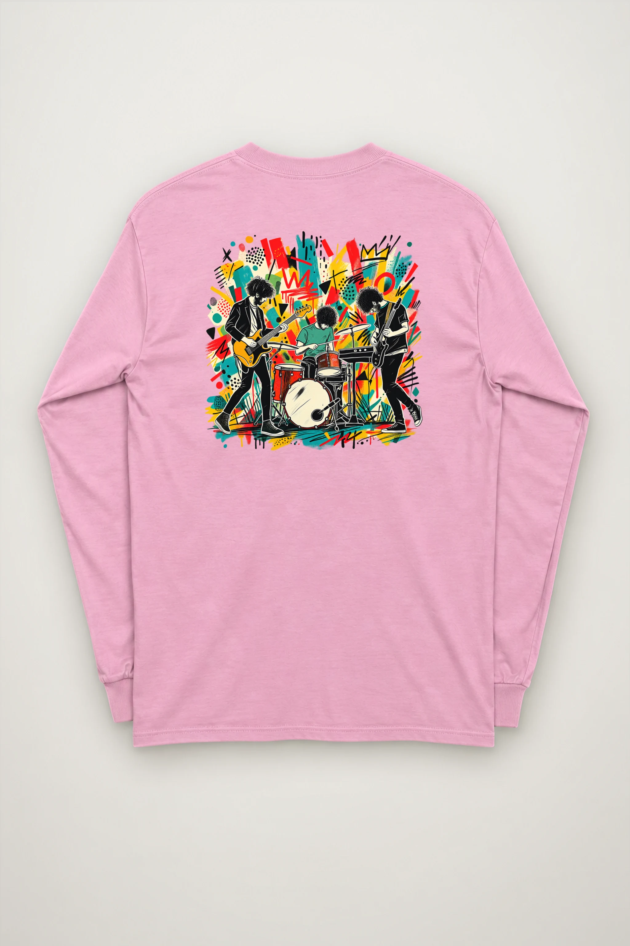 "Graffiti Band Performance" Unisex Longsleeve T-shirt