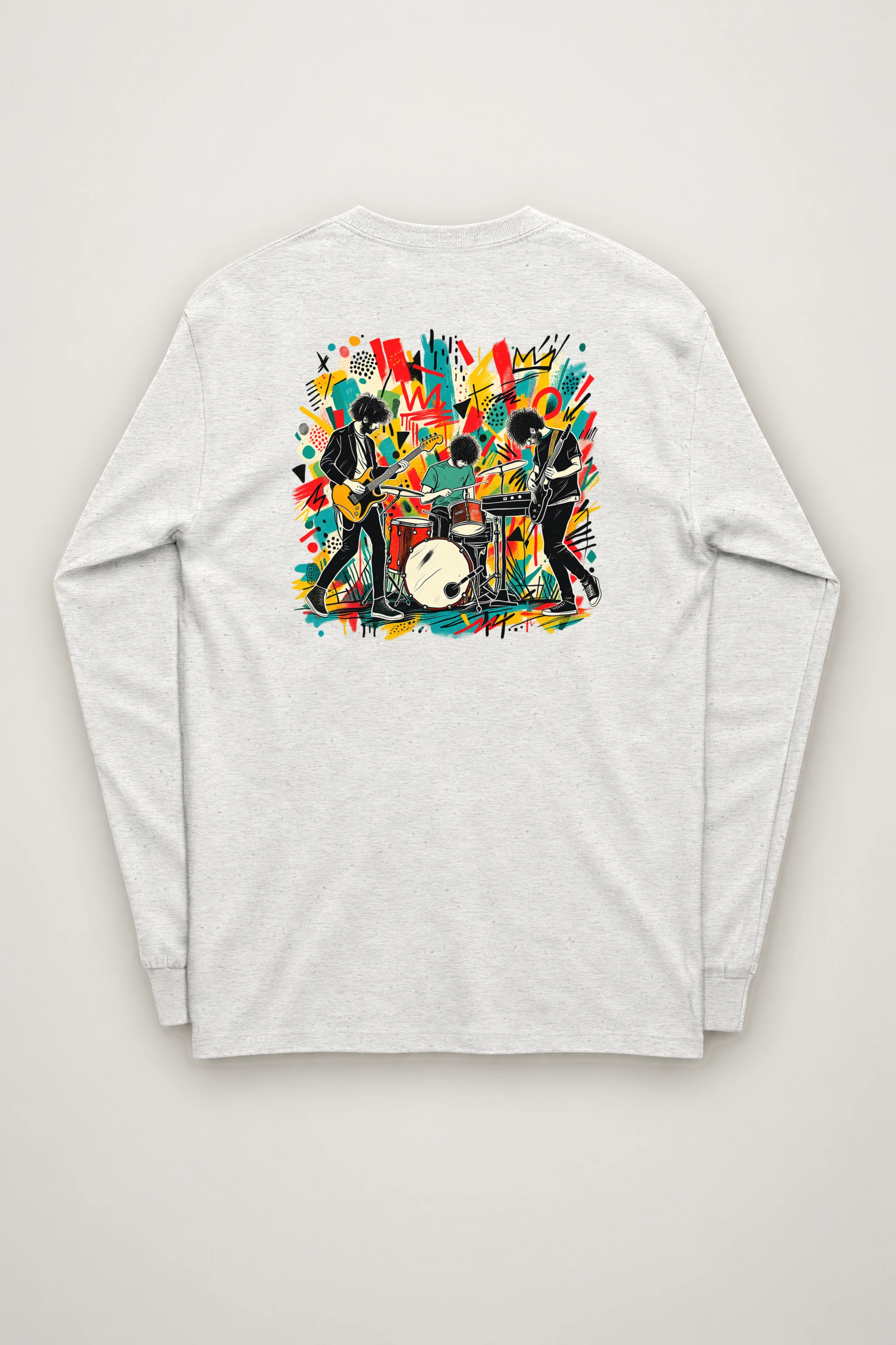 "Graffiti Band Performance" Unisex Longsleeve T-shirt