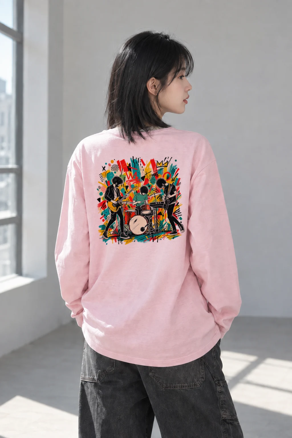 "Graffiti Band Session" Unisex Longsleeve T-shirt | Gildan 2400