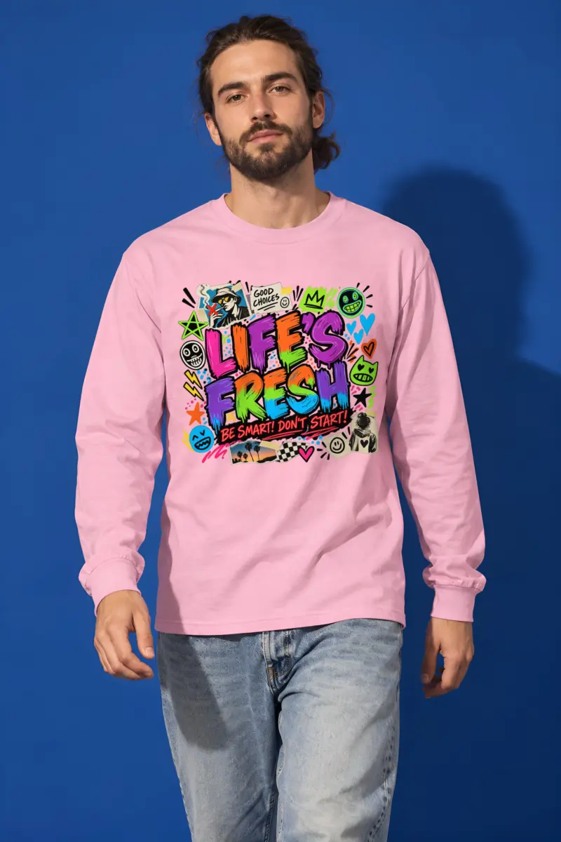 "Graffiti Choice Doodles" Unisex Longsleeve T-shirt